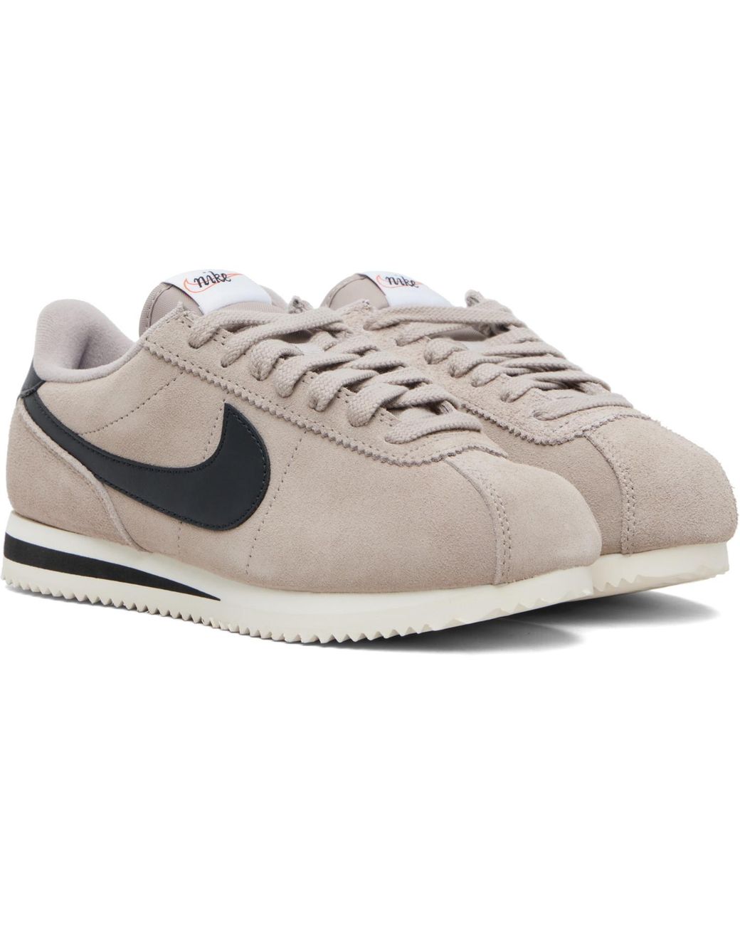 Nike Black Taupe Cortez Sneakers