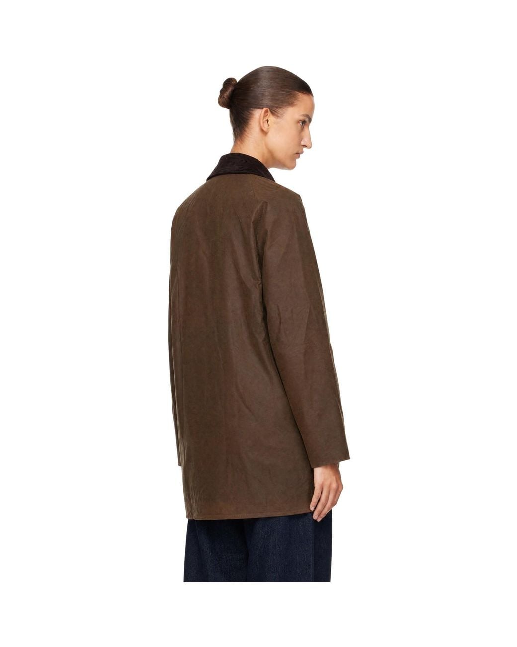 Barbour Brown Beaufort Waxed Jacket