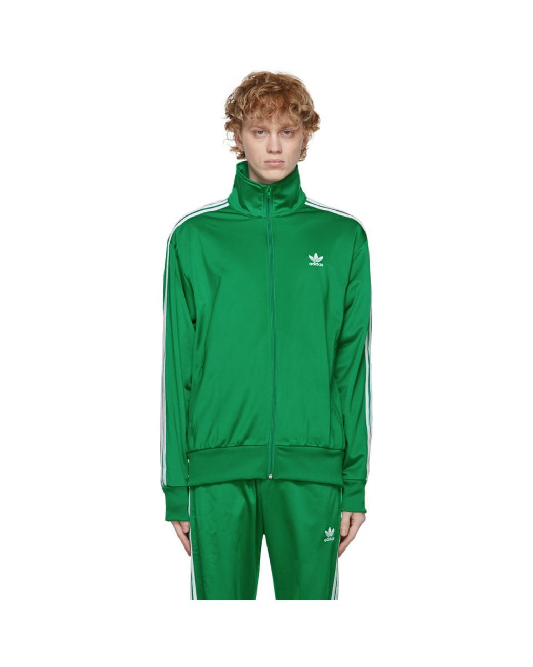 adidas Originals Green Adicolor Classics Firebird Track Jacket for Men ...