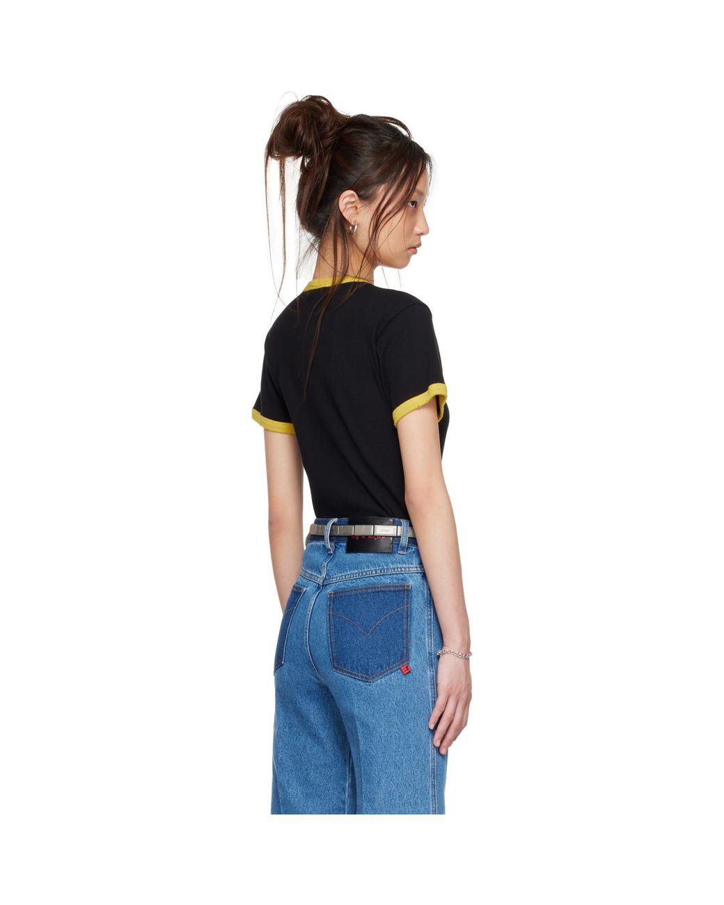 Lu'u Dan Black Bruce Lee X Lựu Đạn Ringer T-Shirt