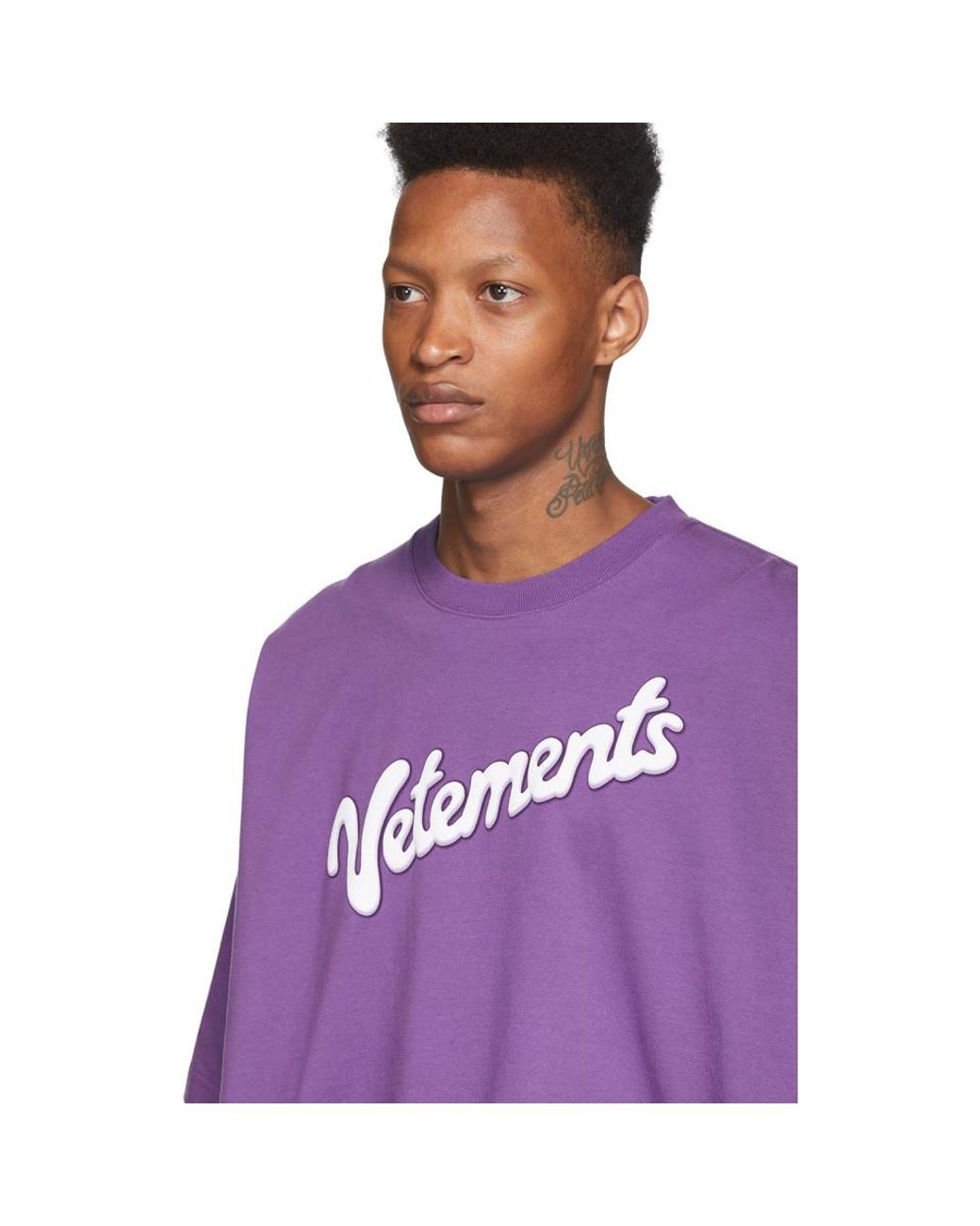VETEMENTS MILK TEE Sサイズ 紫 VETEMENTS MILK TEE Sサイズ 紫 トップス