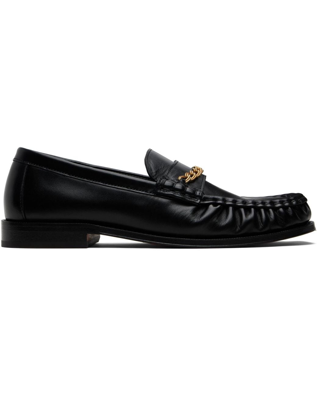 Ernest W. Baker Black Chain Loafers for men