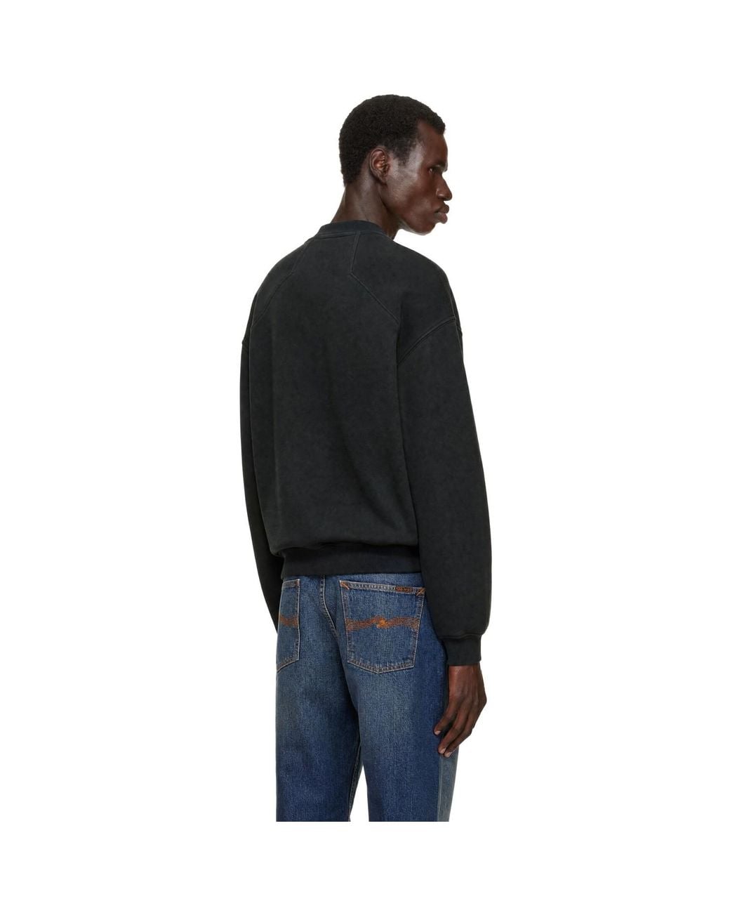 RIVINGTON roi Rebis Black 'Roi' Cva Crewneck Sweatshirt for men