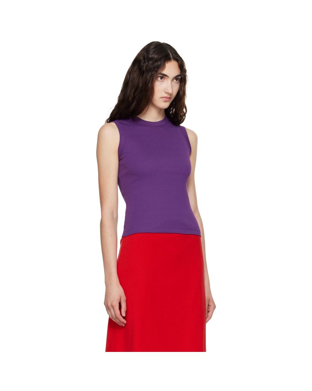 Flore Flore Red Esmé Tank Top