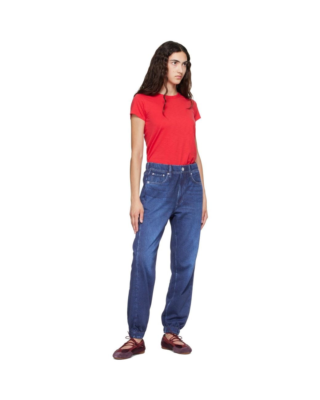 Rag & Bone Blue Rb Miramar Ankle Jogger Jeans