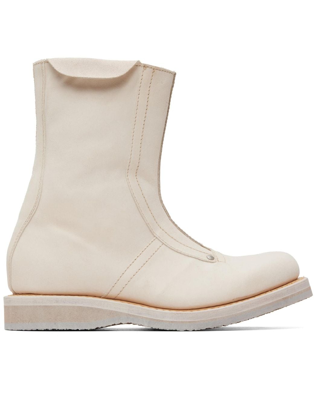 Our Legacy Natural Off- Moto Boots for men