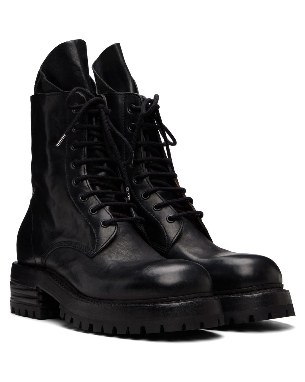A Diciannoveventitre Black Zac Low Ankle Boots for men