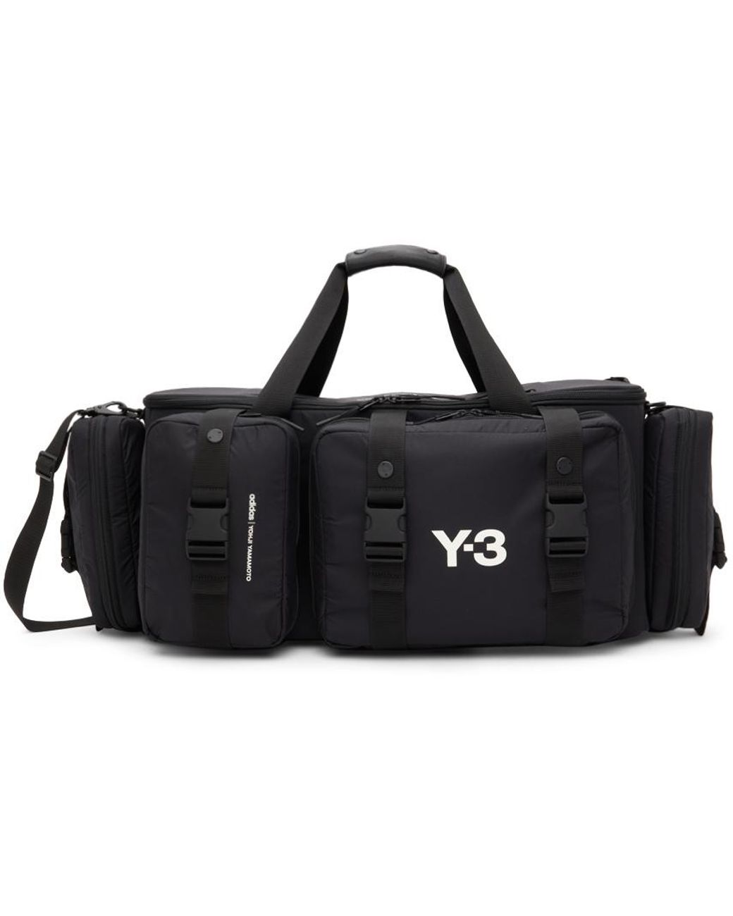 Y-3 Mobile Archive Holdall Duffle Bag in Black for Men | Lyst