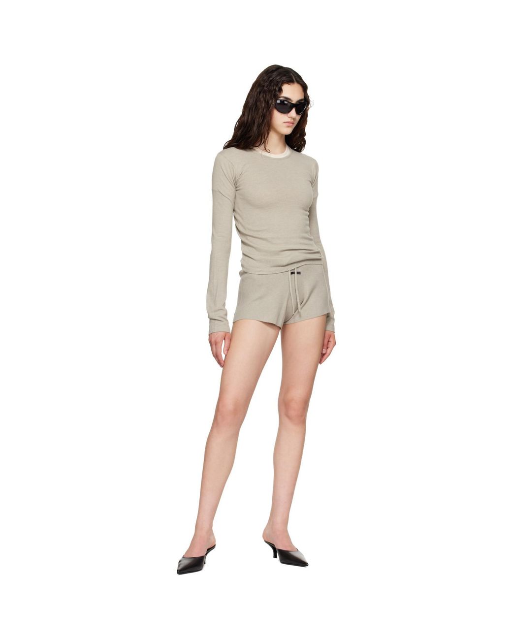 Fear Of God Natural Slim Longsleeve T-Shirt