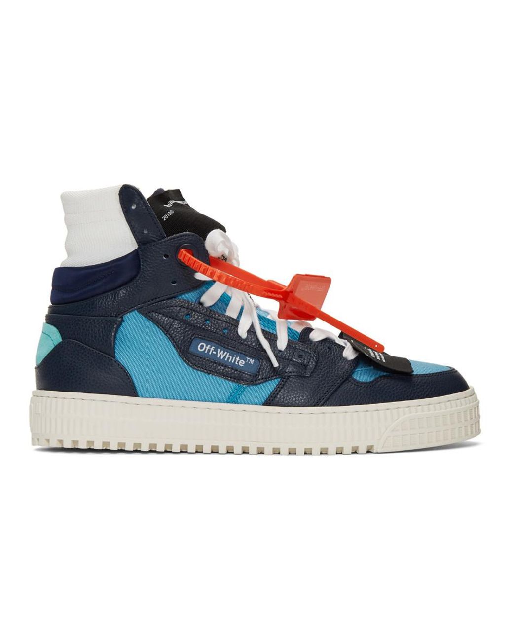 Off-White c/o Virgil Abloh Off-court 30 High Top Blue Sneakers for Men ...
