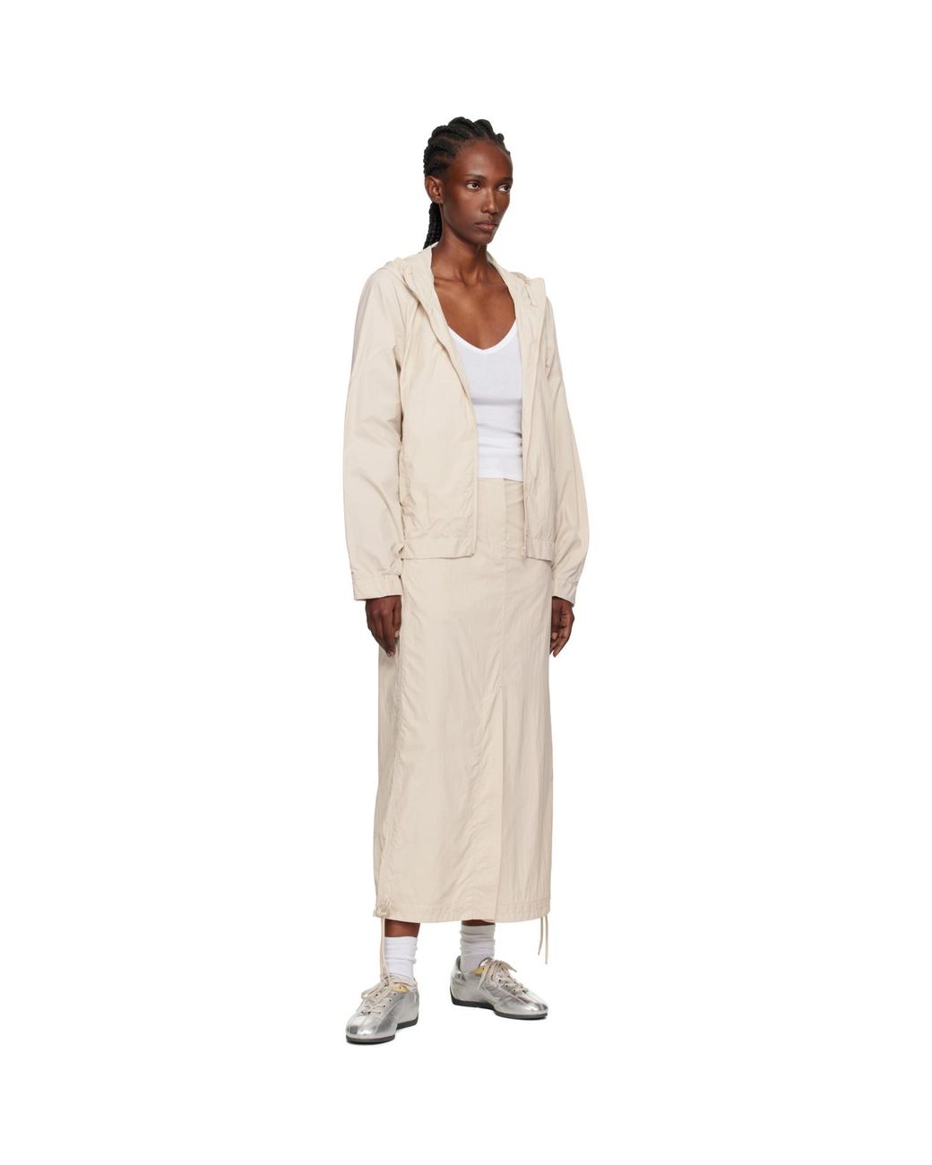 Holzweiler Natural Lt Track Maxi Skirt