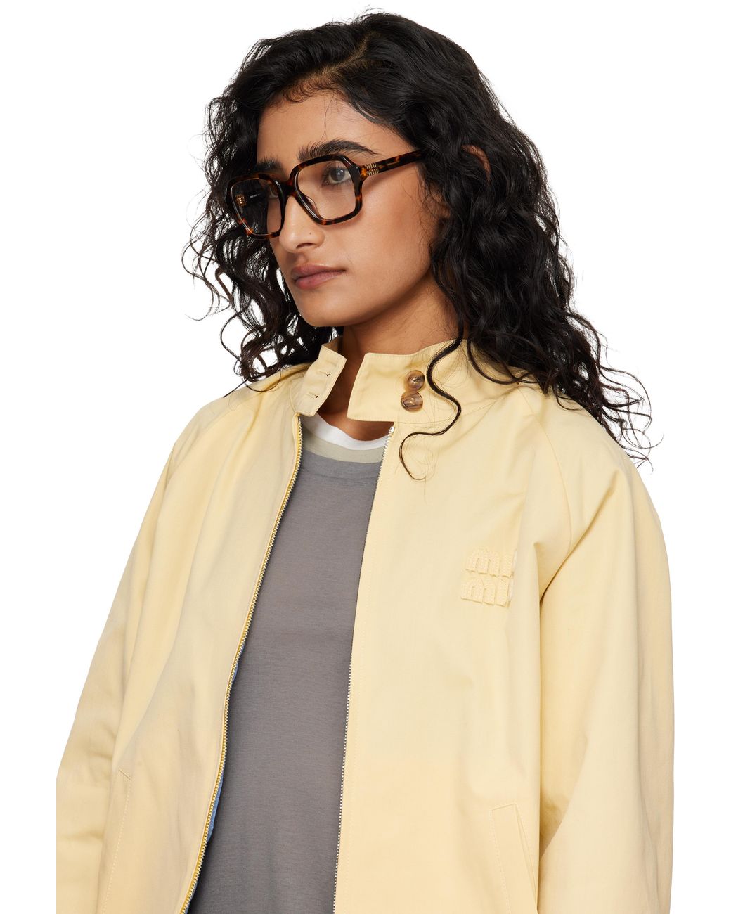 Miu Miu Black Square Glasses