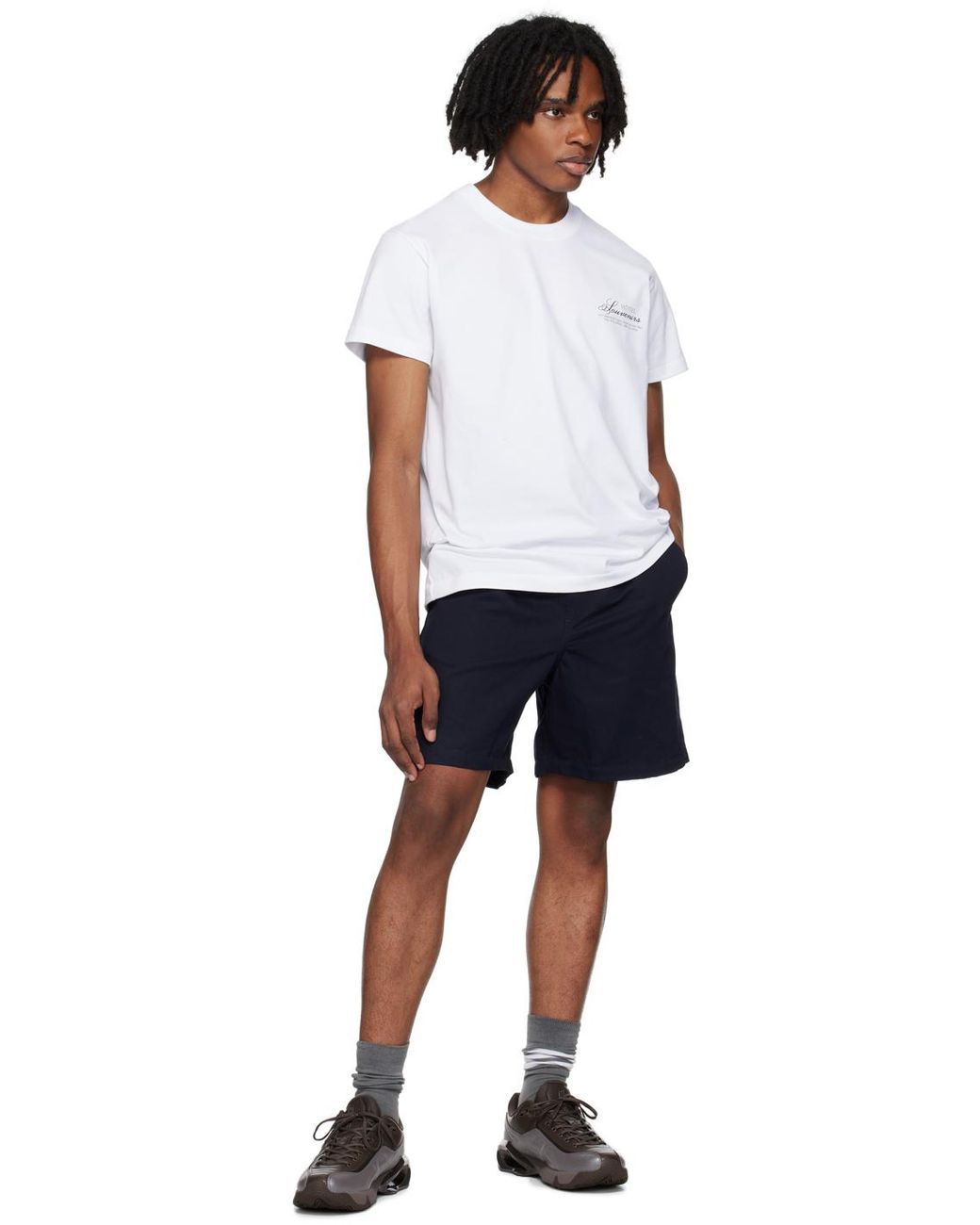 A.P.C. Jjjjound Edition 'hôtel Souvenirs' T-shirt in White