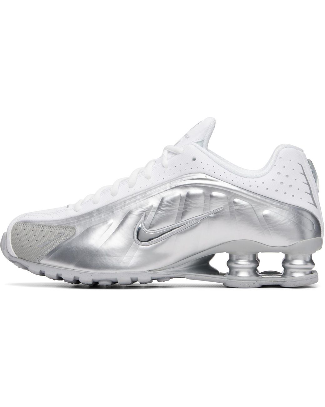 Nike Gray Shox R4 Se Sneakers for men