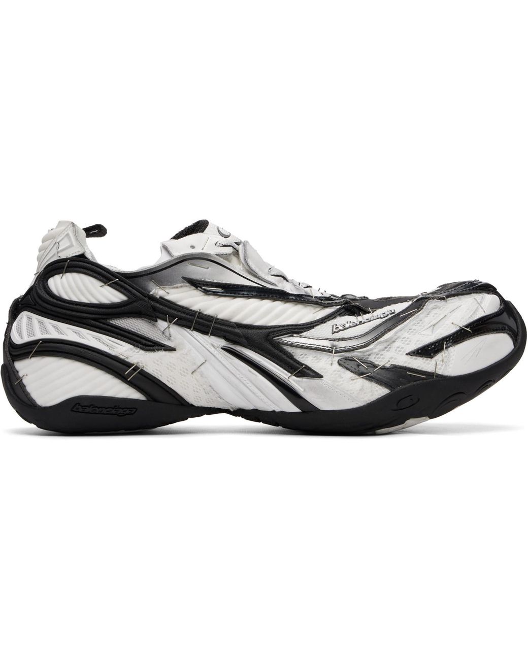 Balenciaga Black Soleless Sneakers for men