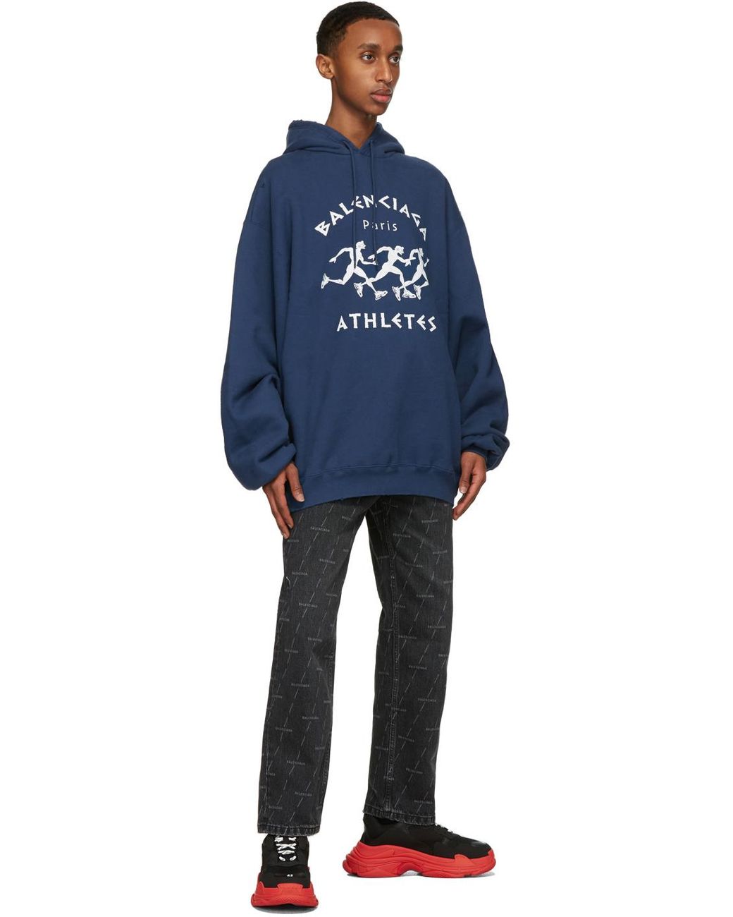 balenciaga marathon hoodie