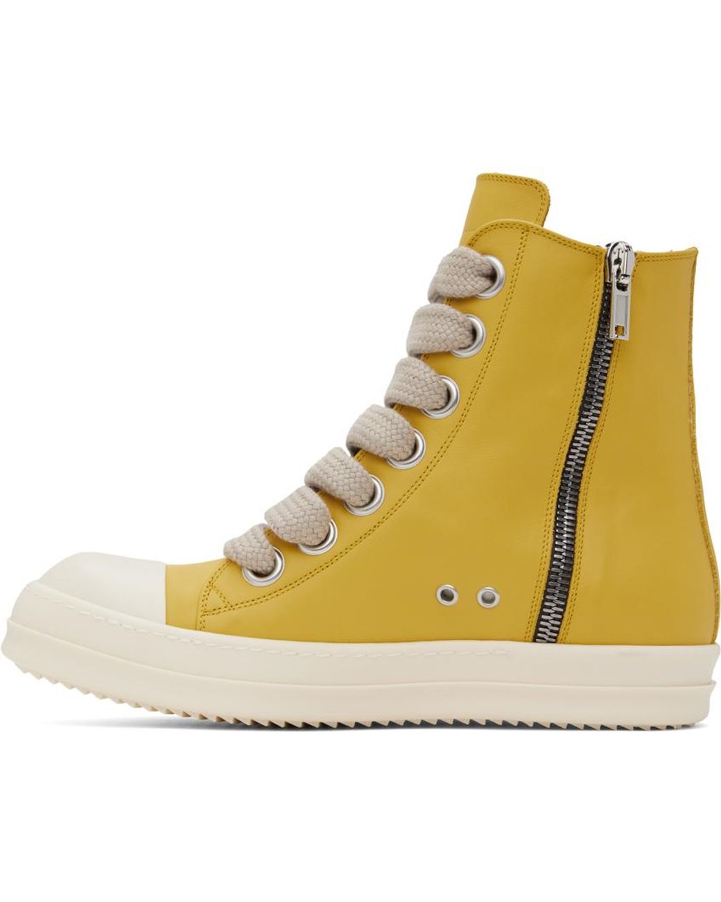 Rick Owens Porterville Jumbolaced Sneakers in Yellow for Men