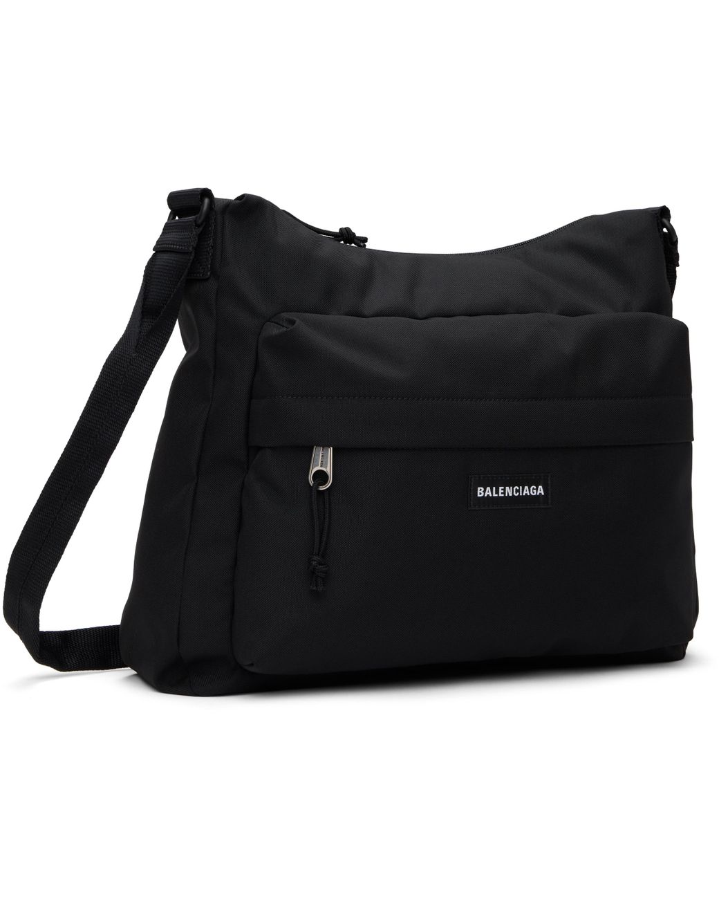 メンズ Balenciaga ブラック Explorer スリングバッグ ブラック