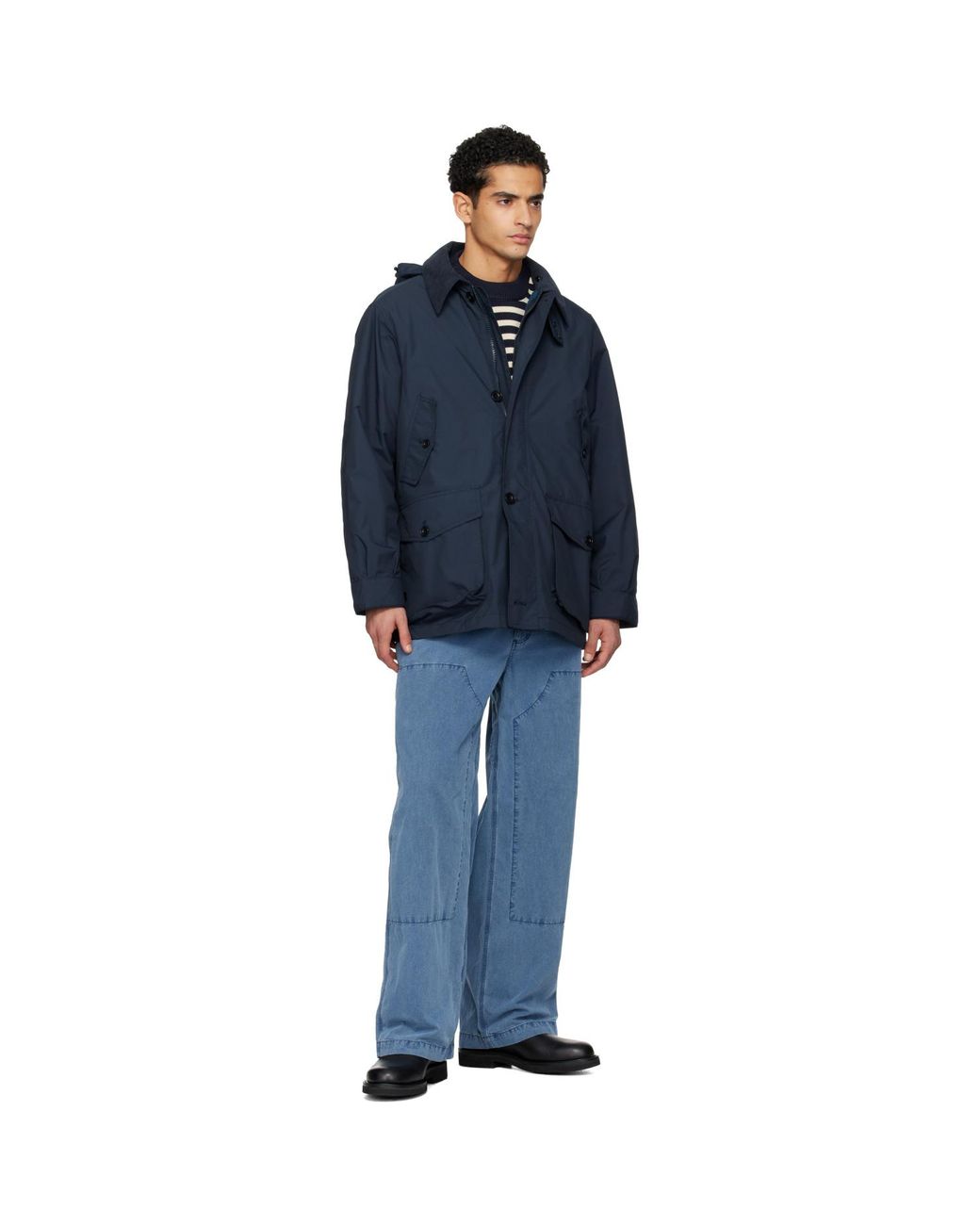 Nanamica Blue 2L Pertex Unlimited Field Jacket for men