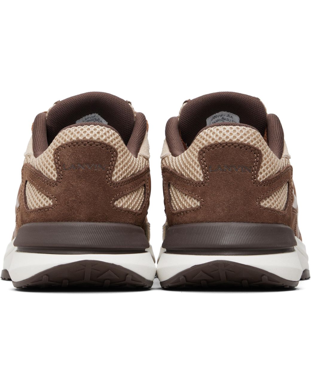 Lanvin Black Jla Mesh Sneakers