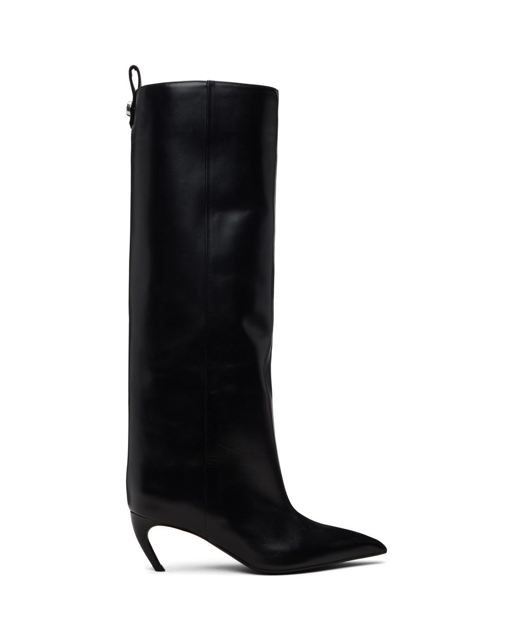 The Attico Black Lea Tall Boots
