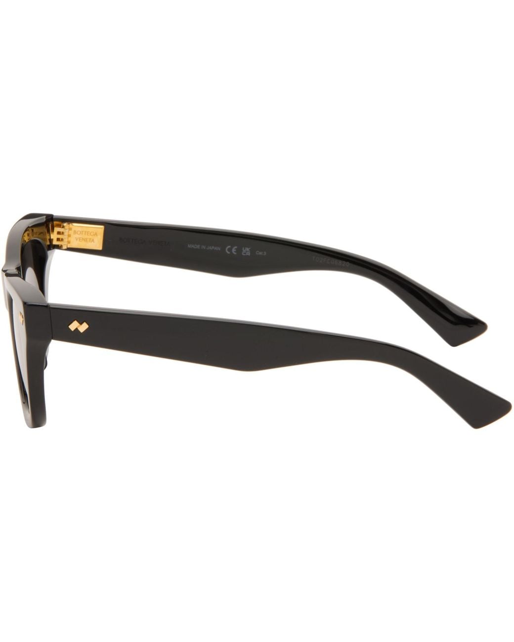 Bottega Veneta Gray Dizzy Squared Sunglasses for men