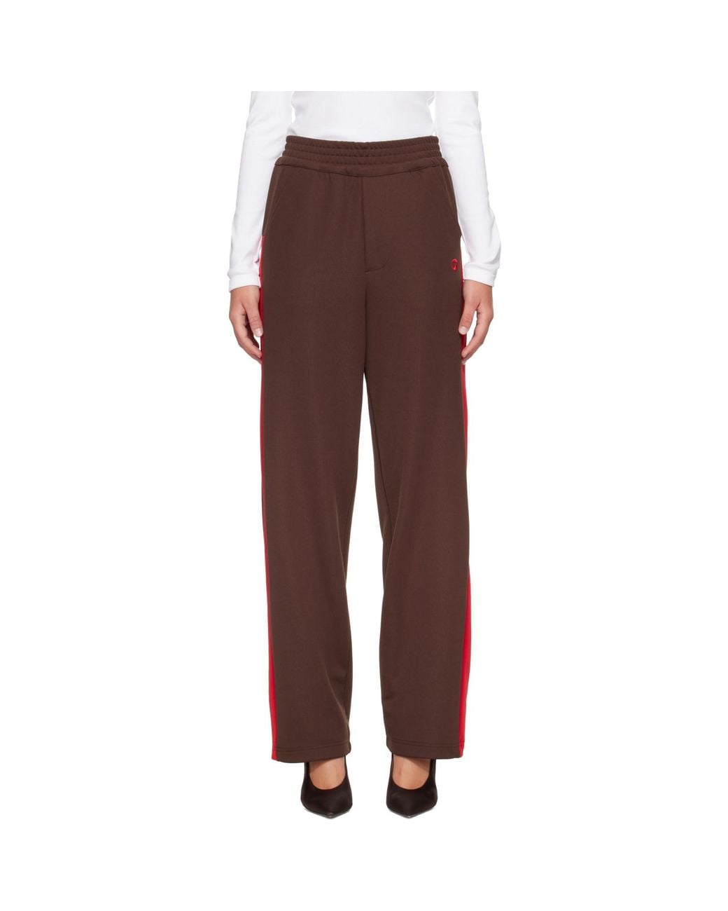 Coperni Red Oversized Track Pants