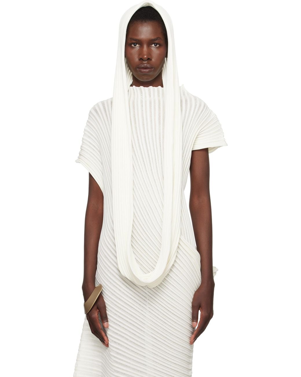 Issey Miyake Ssense Exclusive Bridal Capsule Stream Scarf | Lyst