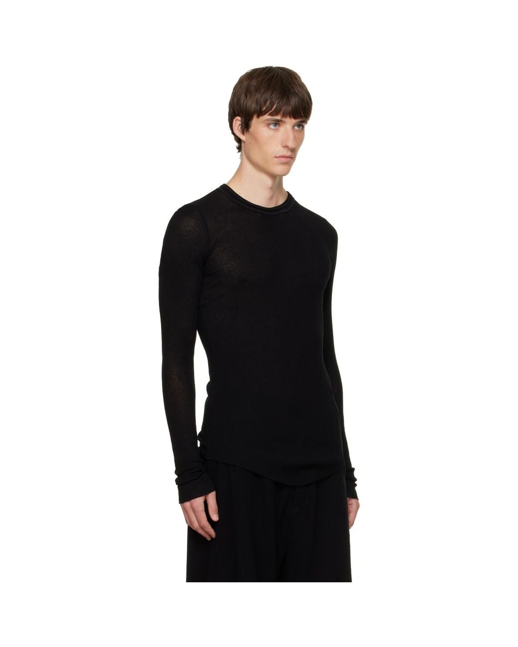 Julius Black Skinny T-Shirt for men