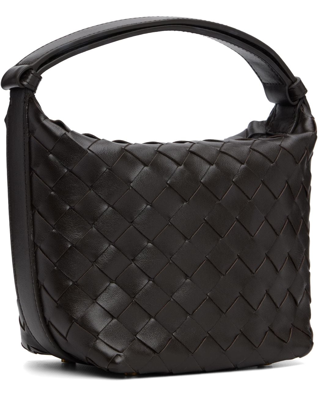 Bottega Veneta Black Micro Wallace Bag