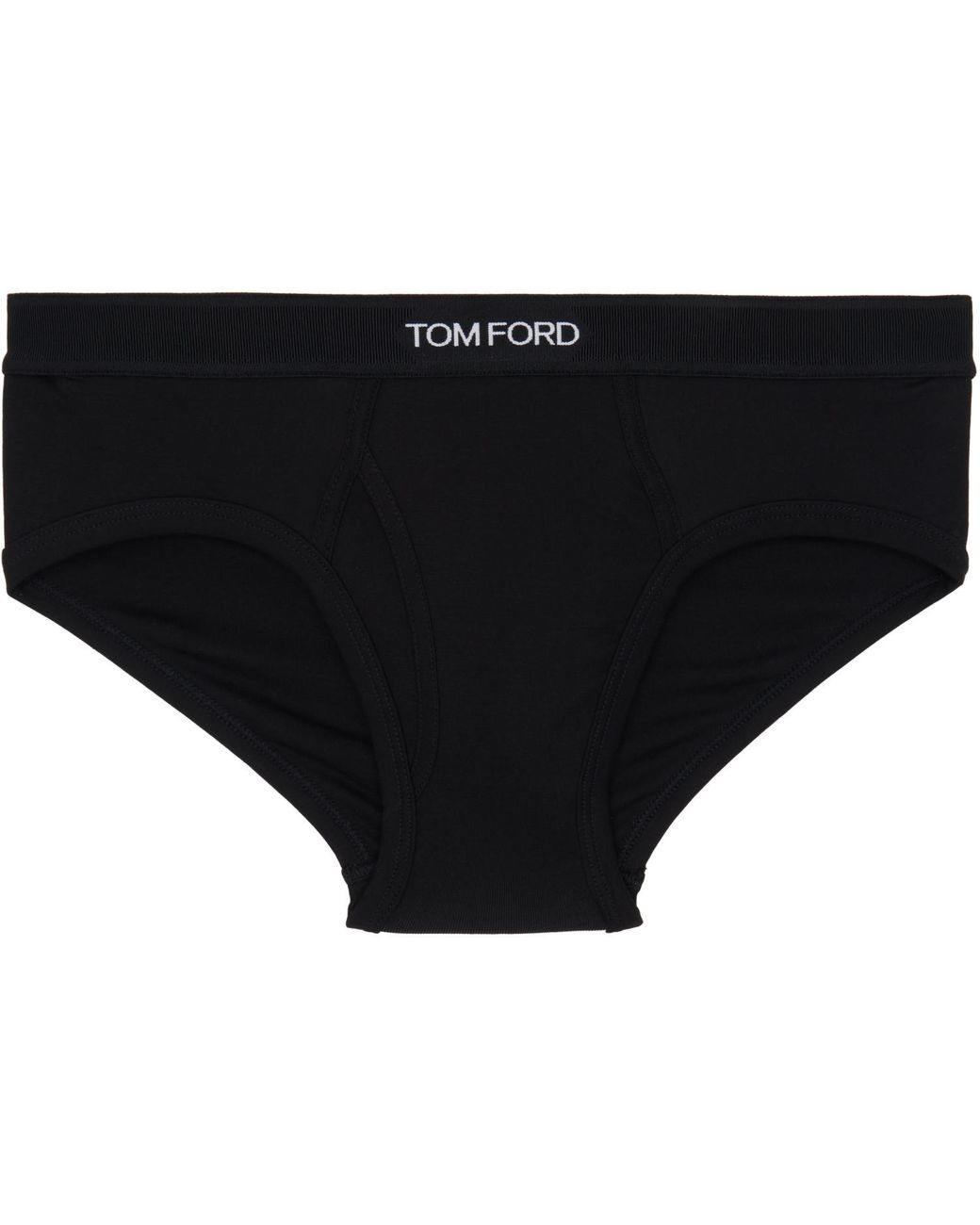 Tom Ford Black Two-Pack & Cotton Briefs for men