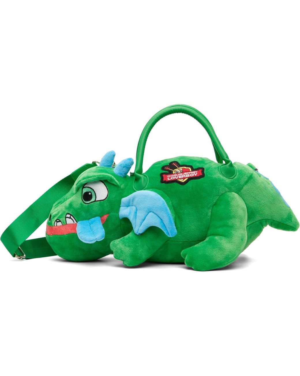ショルダーバッグ CHARLES JAFFREY LOVERBOY COC Baby Dragon Charles Jeffrey Clash Of Clans Edition Baby Dragon Bag in Green