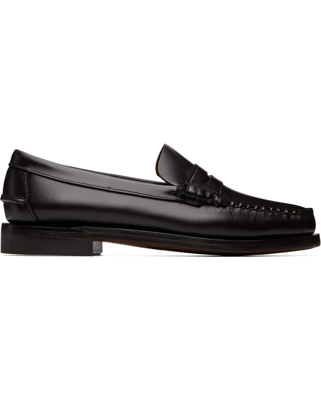 Sebago Black Classic Dan Loafers for men