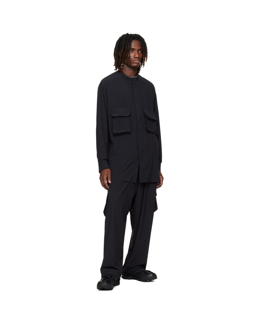 Y-3 Blue Ut Overshirt for men