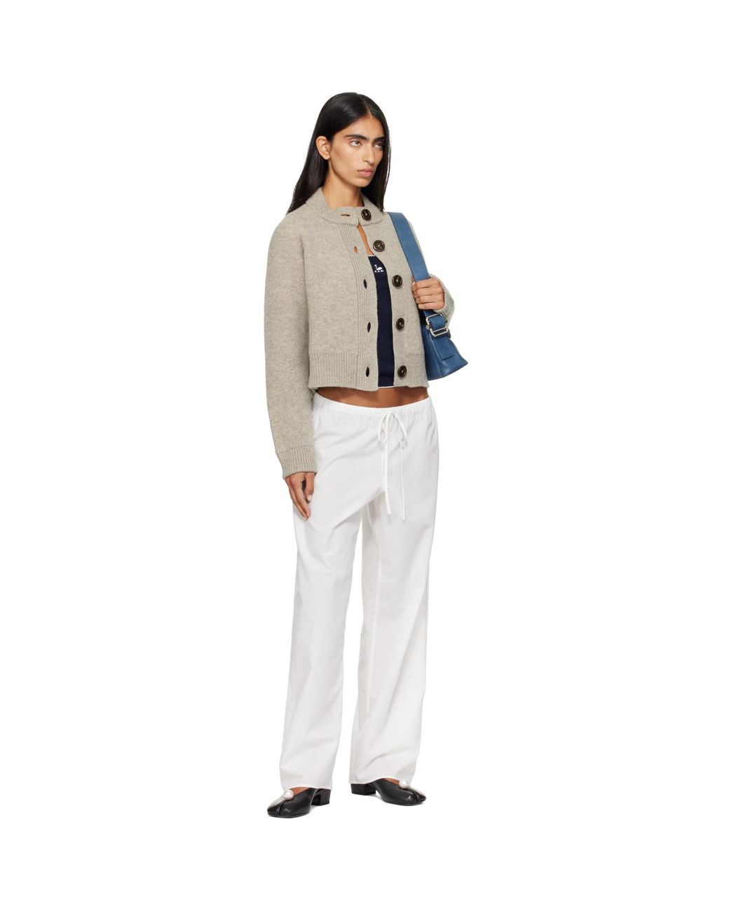 B.B. Wallace Gray Sherman Cardigan