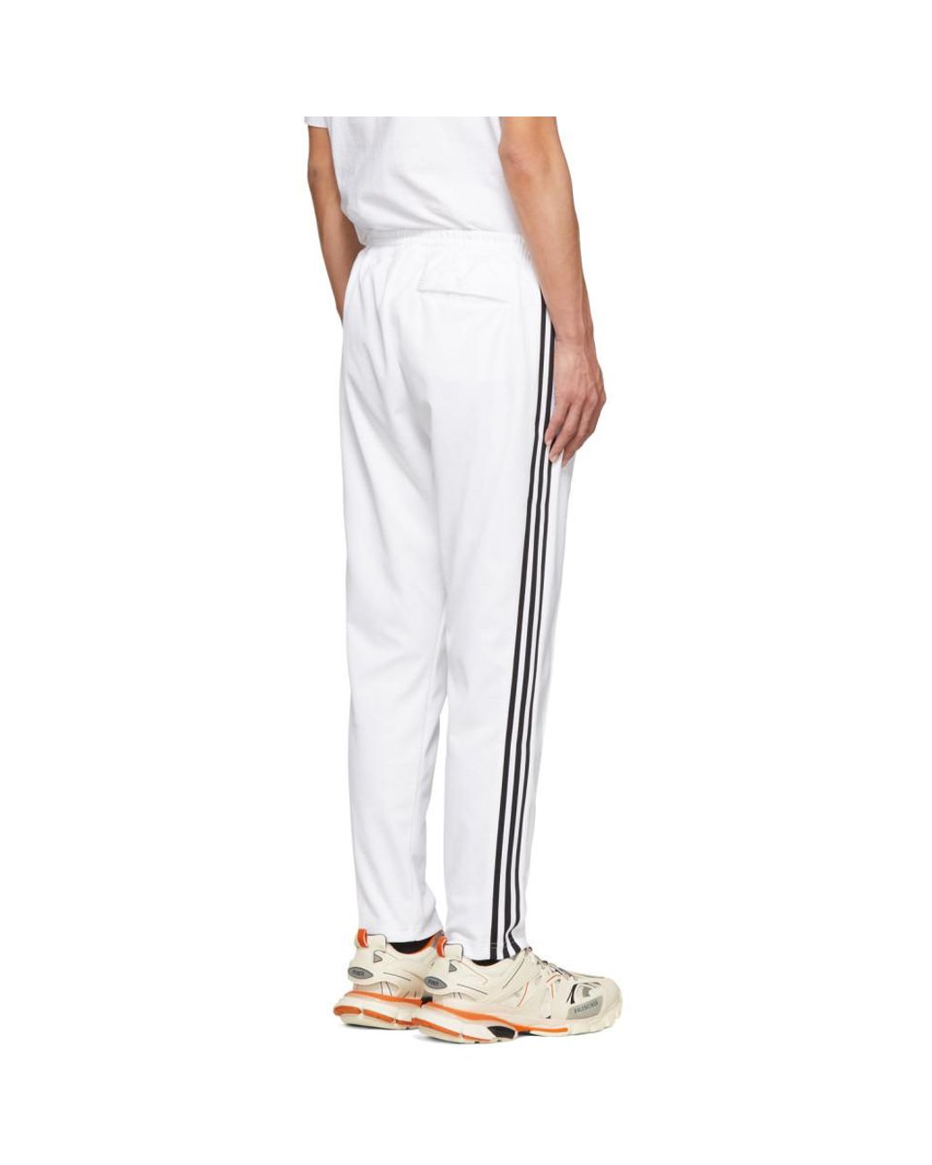 adidas Originals White Franz Beckenbauer Track Pants for Men | Lyst