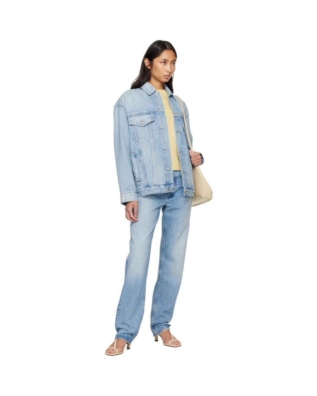Agolde Blue Evin Denim Jacket