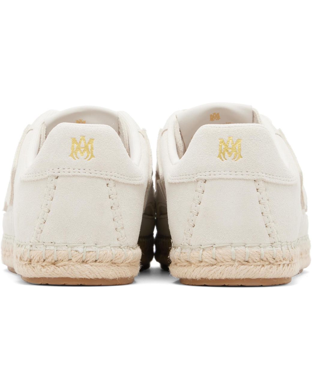 Amiri Black Off- Pacific Bones Espadrilles for men