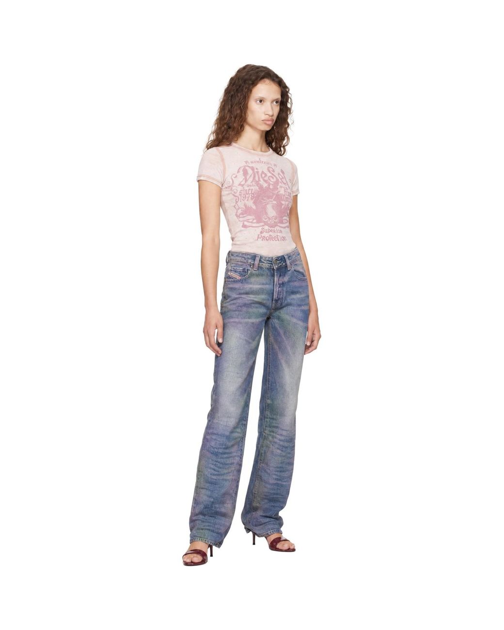 DIESEL Blue Regular D-Lie Jeans