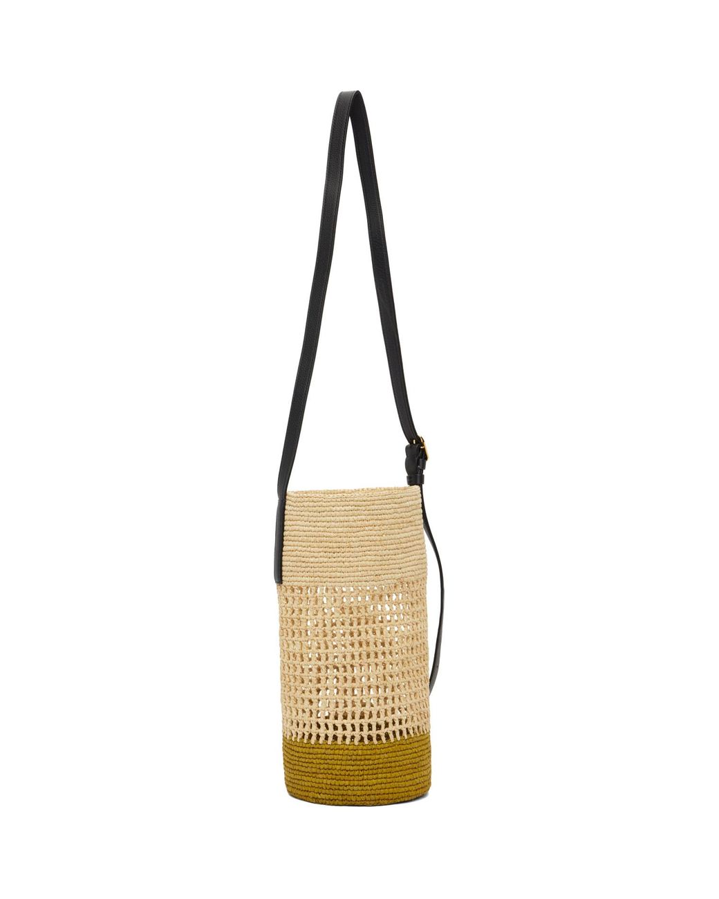 Khaite Black Khaki Small Billie Bucket Bag