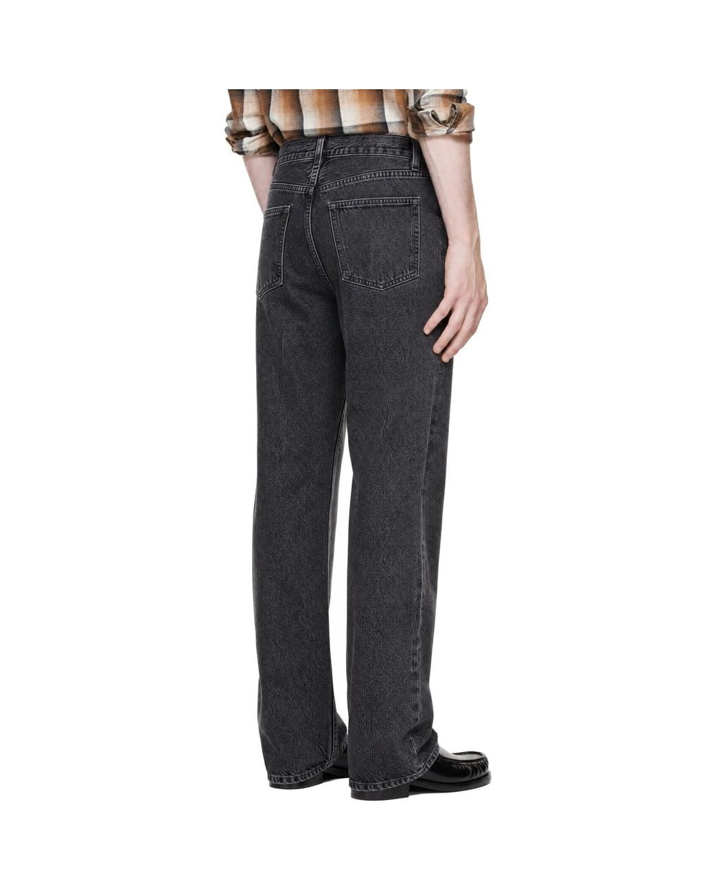 Agolde Black Afton Jeans for men