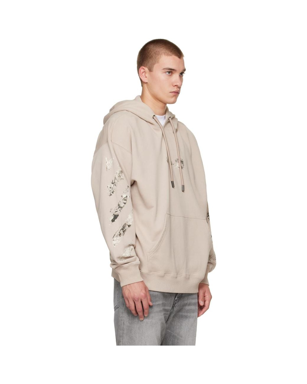 Off-White c/o Virgil Abloh Natural Spices Arrow Skate Hoodie for men