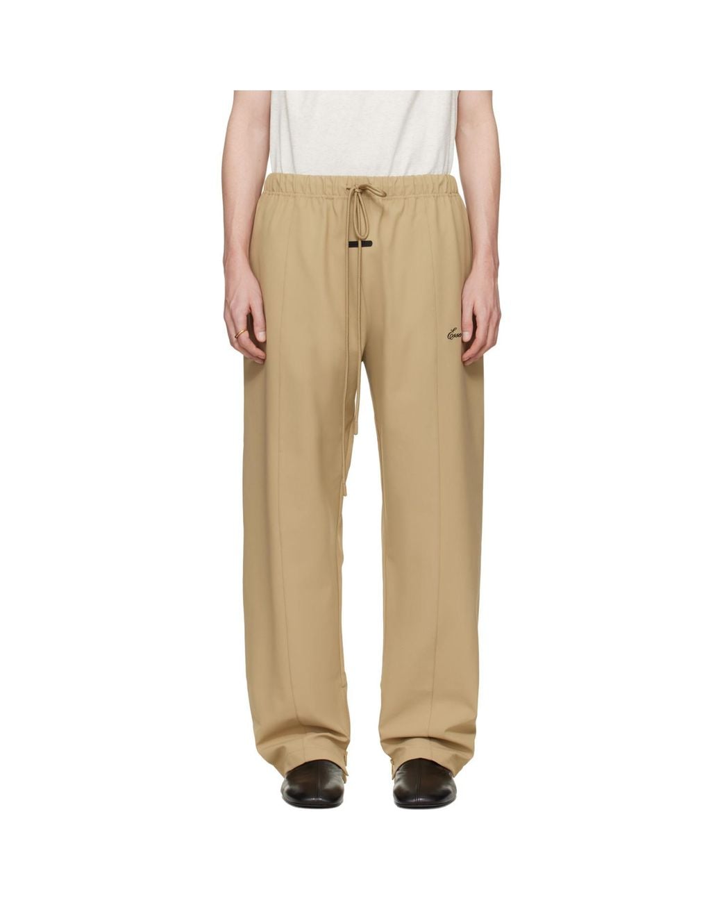 Fear Of God Natural Tan Signature Track Pants for men
