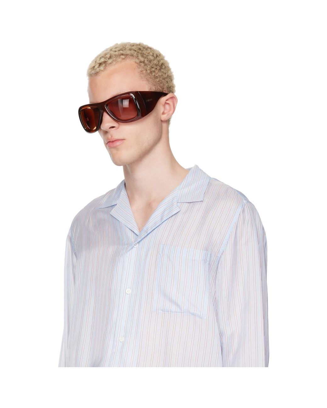 Saint Laurent Black Sl 902 Howl Sunglasses for men