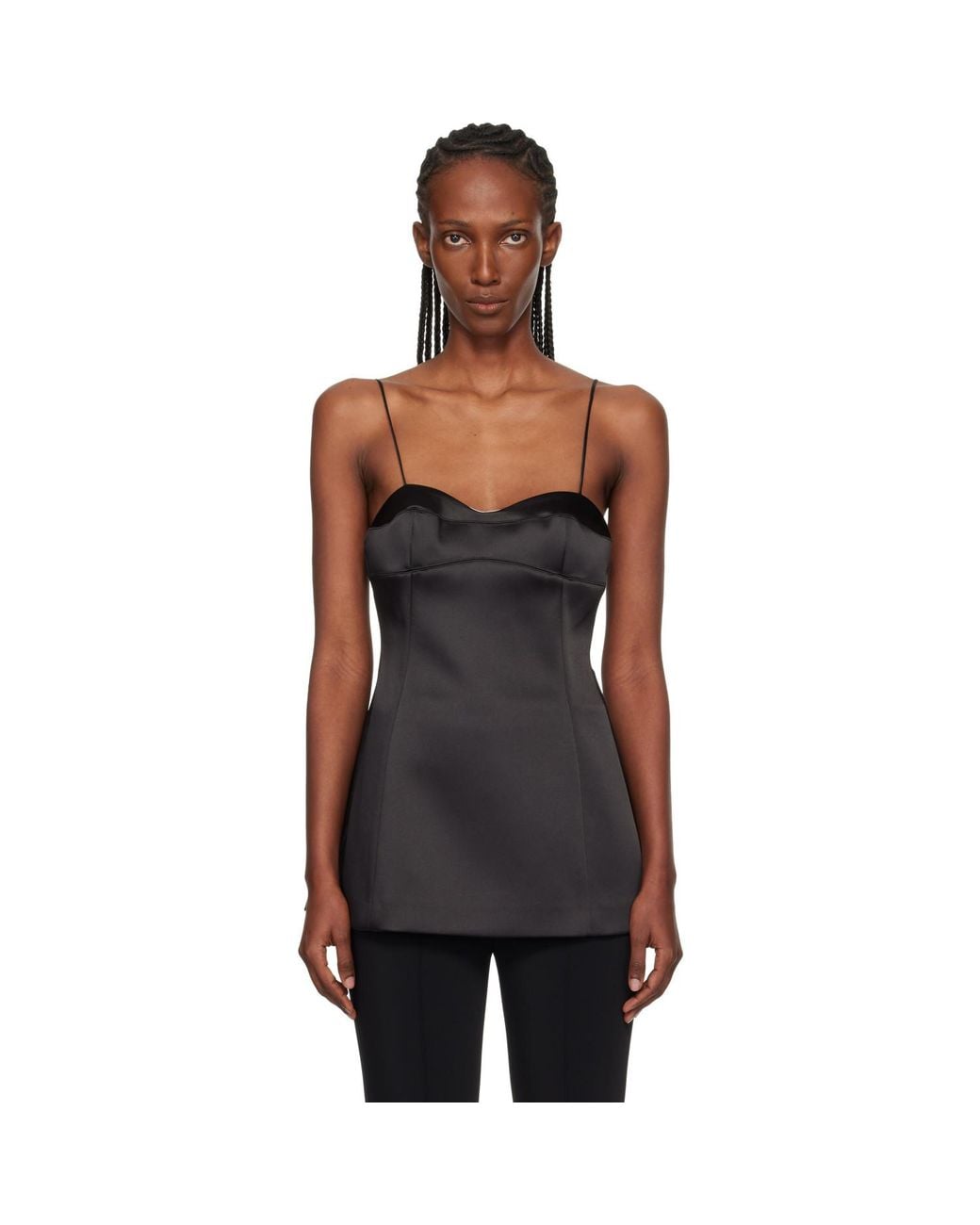 Rohe Black Bustier Top