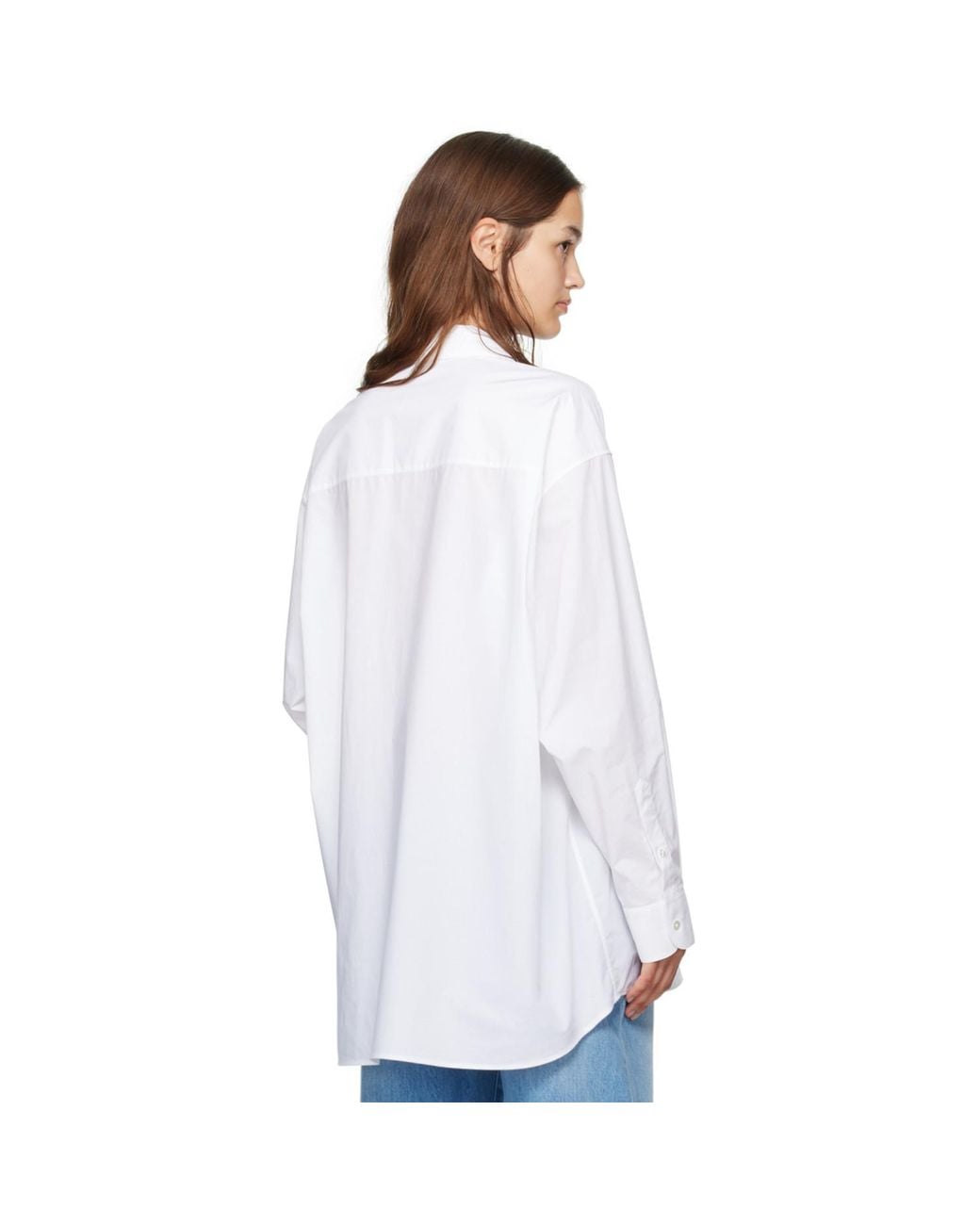 The Row White Luka Shirt