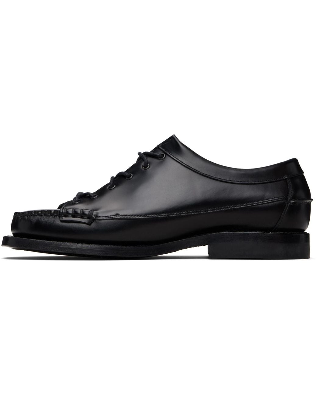 Hereu Black Priego Squared Derbys for men