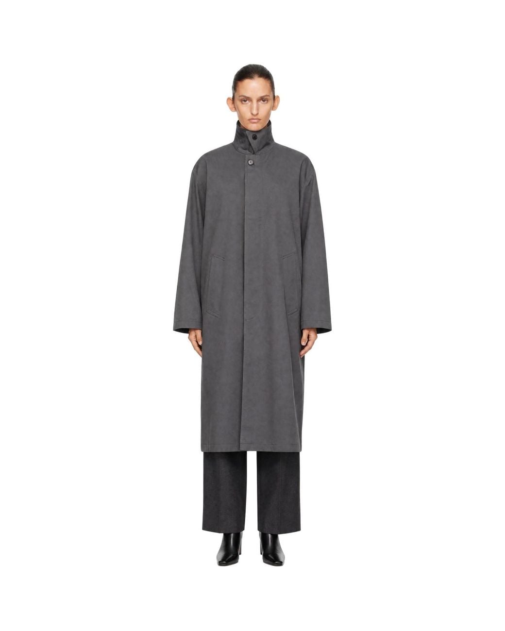 DUNST Gray Refined Mac Coat