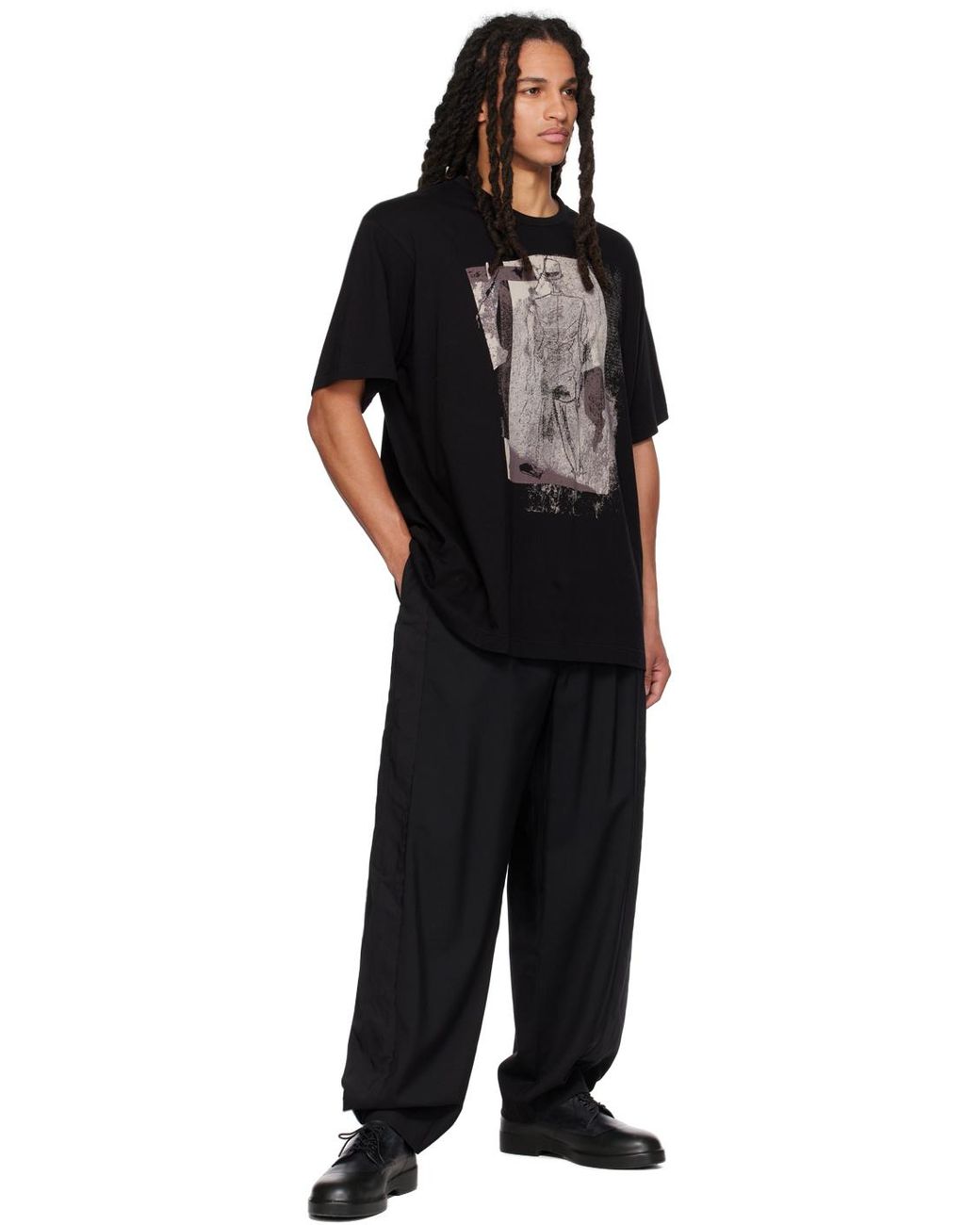 Pantalon summer Y's Yohji Yamamoto pour homme en coloris Noir | Lyst