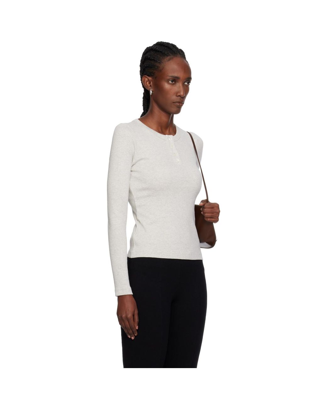 Flore Flore Black Jess Longsleeve Henley